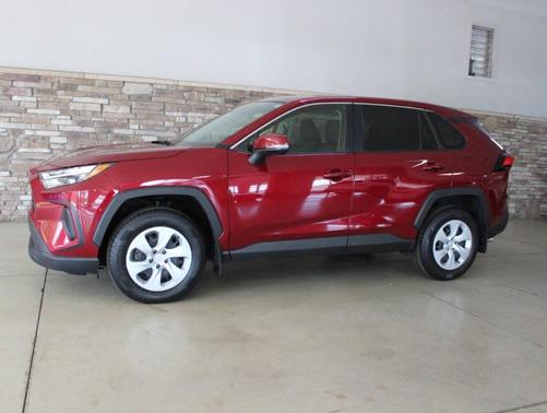 Red 2023 Toyota RAV4 LE