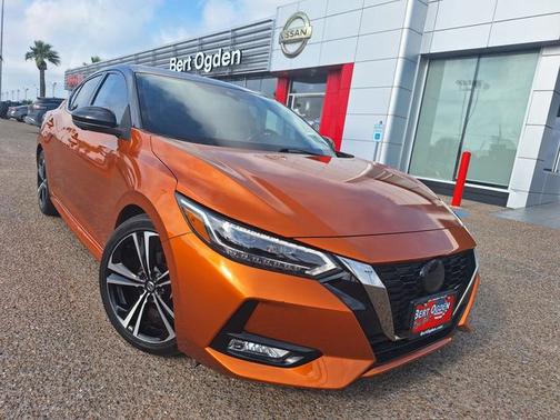 Orange 2021 Nissan Sentra SR