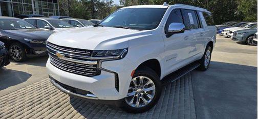 Summit White 2021 Chevrolet Suburban Premier