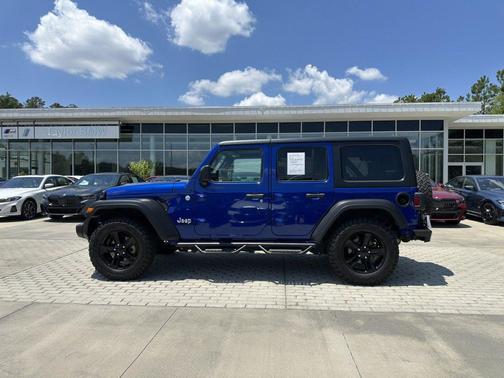 Ocean Blue Metallic Clearcoat 2019 Jeep Wrangler Unlimited Sport