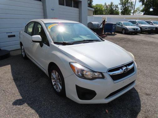 Satin White Pearl 2013 Subaru Impreza 2.0i Premium