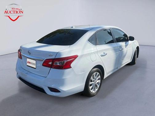 White 2019 Nissan Sentra SV