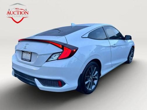 Platinum White Pearl 2019 Honda Civic EX