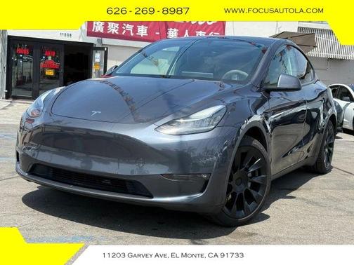Gray 2021 Tesla Model Y Long Range