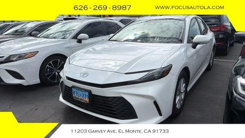 White 2025 Toyota Camry LE