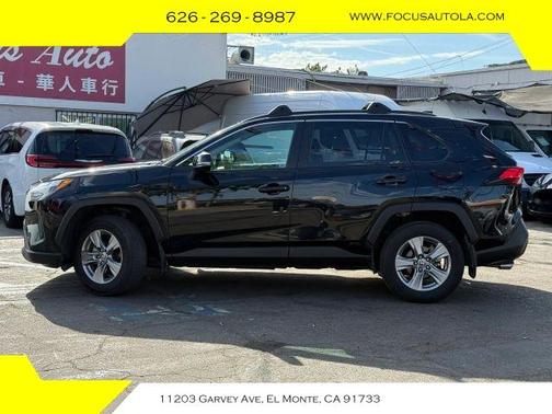 Black 2024 Toyota RAV4 Hybrid LE
