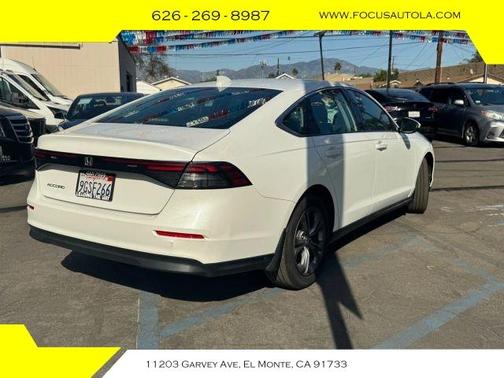 White 2023 Honda Accord EX