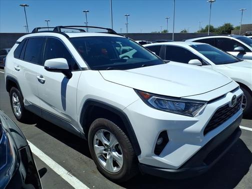 WHITE 2019 Toyota RAV4 XLE