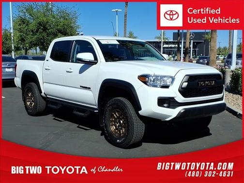 WHITE 2023 Toyota Tacoma TRUCK