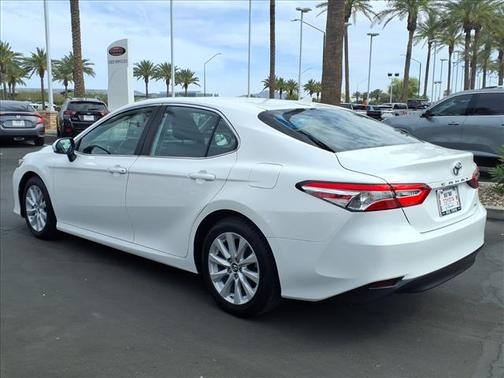 WHITE 2019 Toyota Camry LE