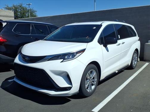 White 2022 Toyota Sienna XSE 7 Passenger