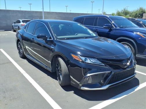 Midnight Black Metallic 2021 Toyota Camry XSE