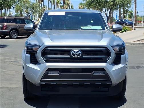 Celestial Silver Metallic 2025 Toyota Tacoma Boulder Fabric w/Smoke Si