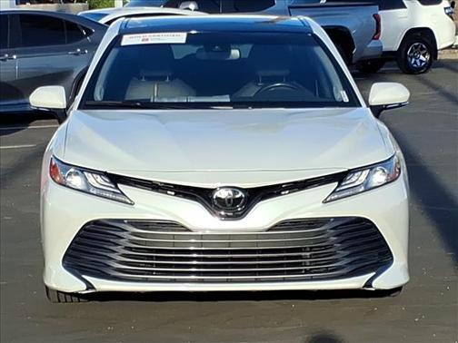 WHITE 2020 Toyota Camry XLE
