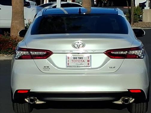 WHITE 2020 Toyota Camry XLE