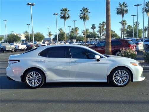 WHITE 2020 Toyota Camry XLE