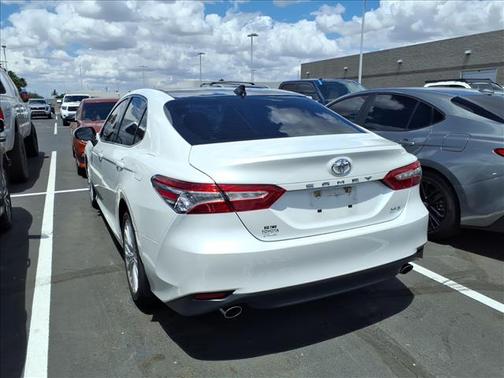 WHITE 2020 Toyota Camry XLE
