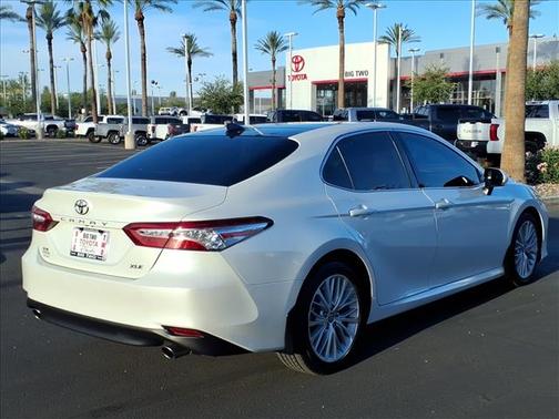 WHITE 2020 Toyota Camry XLE