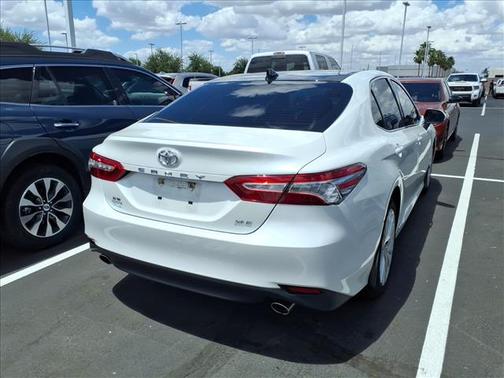 WHITE 2020 Toyota Camry XLE