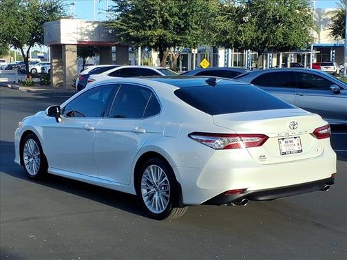 WHITE 2020 Toyota Camry XLE