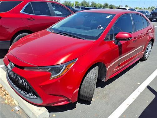 RED 2020 Toyota Corolla LE