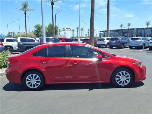 RED 2020 Toyota Corolla LE