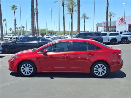 RED 2020 Toyota Corolla LE