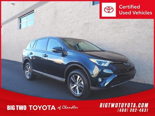 GALACTIC AQUA METALLIC 2018 Toyota RAV4 XLE