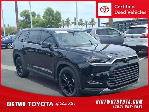 Midnight Black Metallic 2024 Toyota Grand Highlander Limited