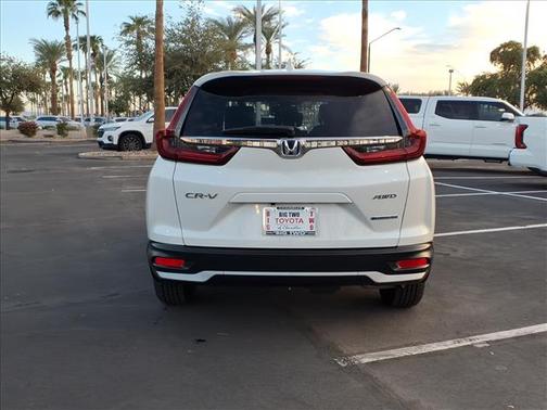 Platinum White Pearl 2021 Honda CR-V Hybrid EX-L