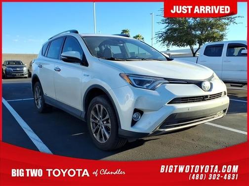 Blizzard Pearl 2017 Toyota RAV4 Hybrid Limited