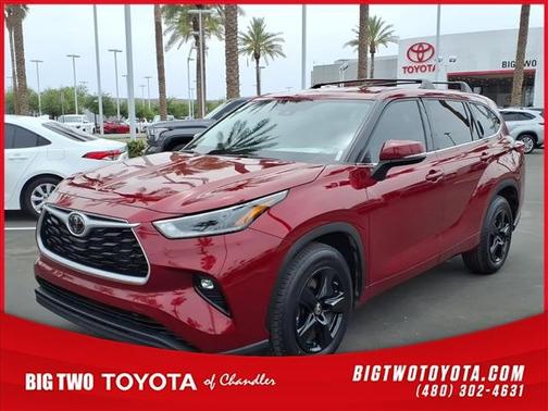 Ruby Flare Pearl 2021 Toyota Highlander LE