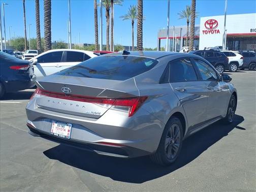 Fluid Metal 2023 Hyundai ELANTRA HEV Blue