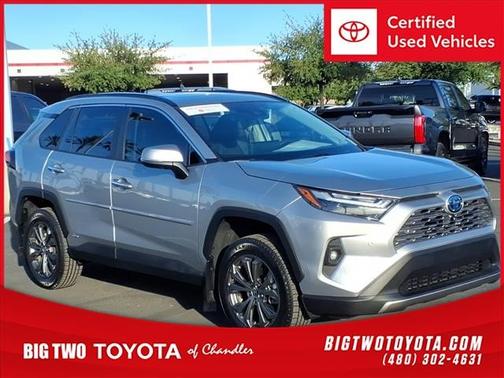 Silver Sky Metallic 2023 Toyota RAV4 Hybrid Limited