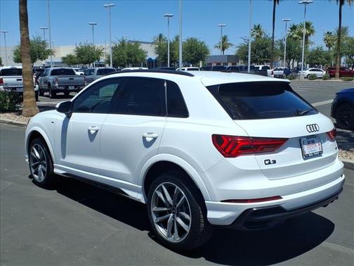 WHITE 2022 Audi Q3 45 S line Premium