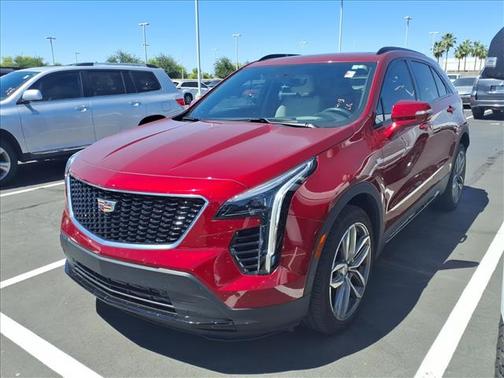 RED 2019 Cadillac XT4 Sport