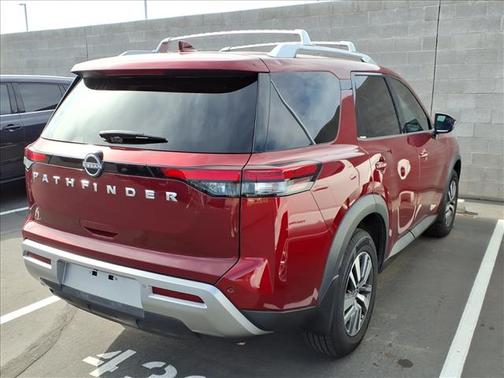 Red 2024 Nissan Pathfinder SL FWD