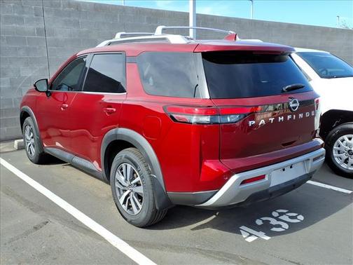 Red 2024 Nissan Pathfinder SL FWD