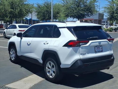 Super White 2021 Toyota RAV4 LE