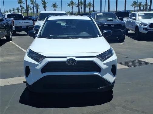 Super White 2021 Toyota RAV4 LE