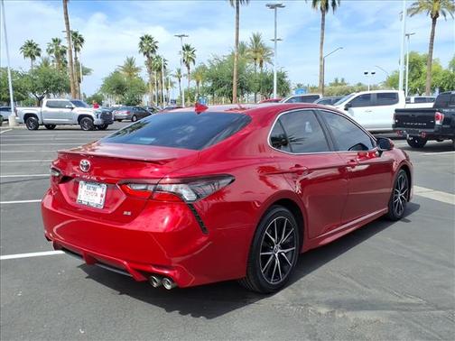 RED 2021 Toyota Camry SE