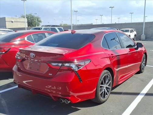 RED 2021 Toyota Camry SE