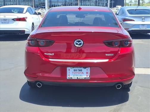 RED 2021 Mazda Mazda3 FWD w/Premium Package