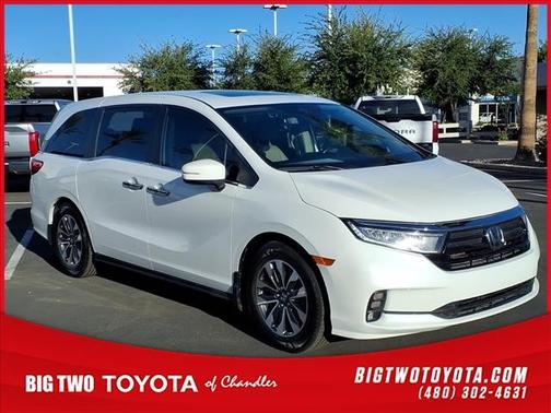 WHITE 2021 Honda Odyssey EX-L