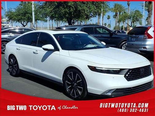 WHITE 2023 Honda Accord Hybrid Base