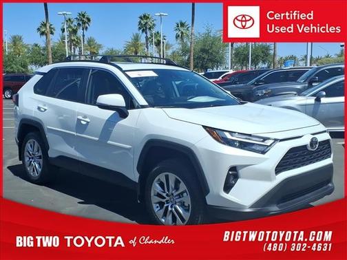 WHITE 2025 Toyota RAV4 XLE Premium