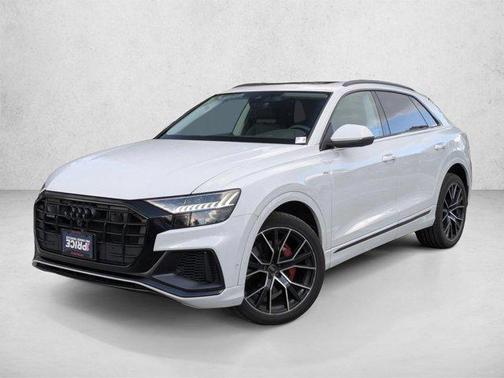 Glacier White Metallic 2023 Audi Q8 55 Premium Plus