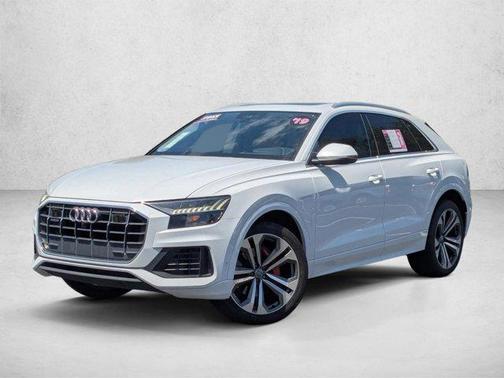 Glacier White Metallic 2019 Audi Q8 3.0T Premium