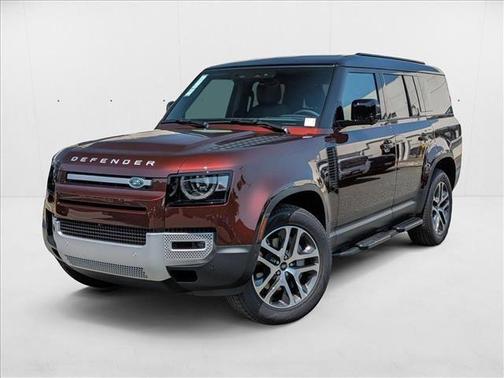 Sedona Red Metallic 2025 Land Rover Defender 130 P300 S