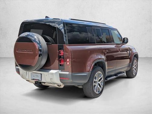 Sedona Red Metallic 2025 Land Rover Defender 130 P300 S